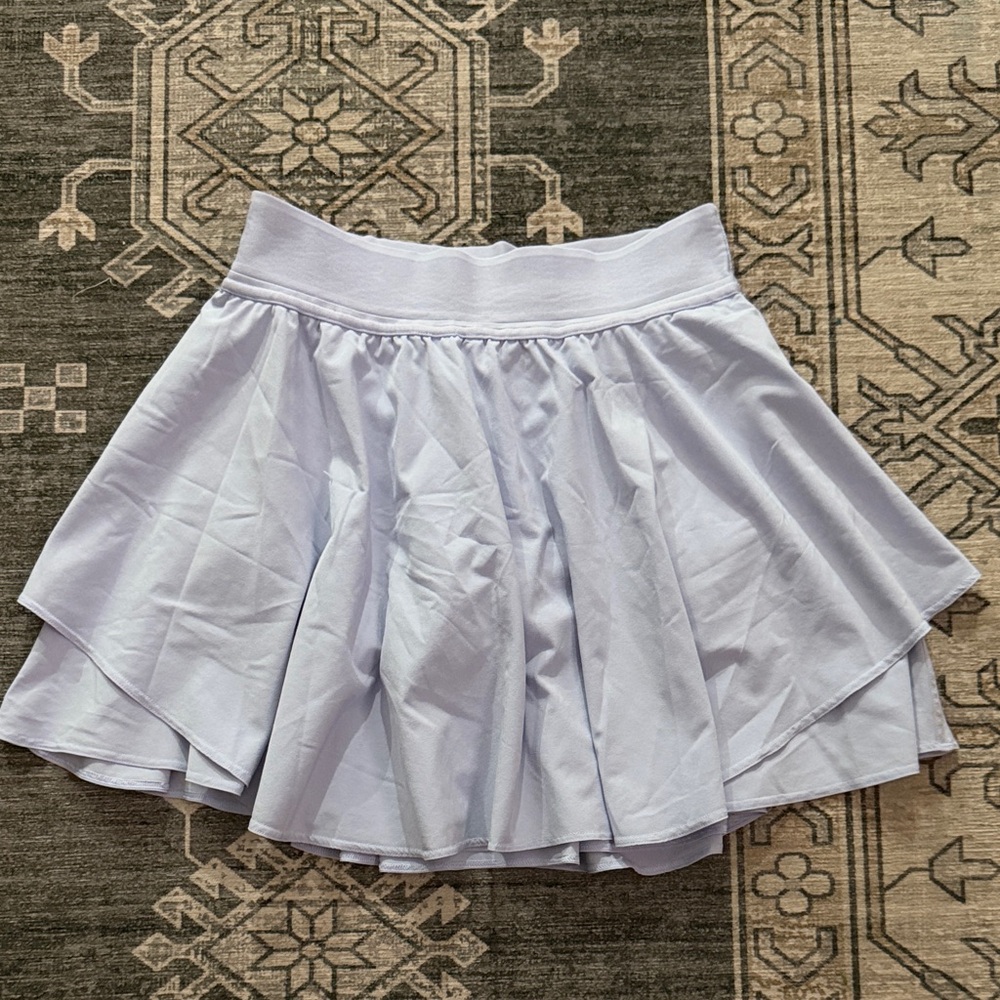 Lululemon Athletica Light Blue tennis Skirt